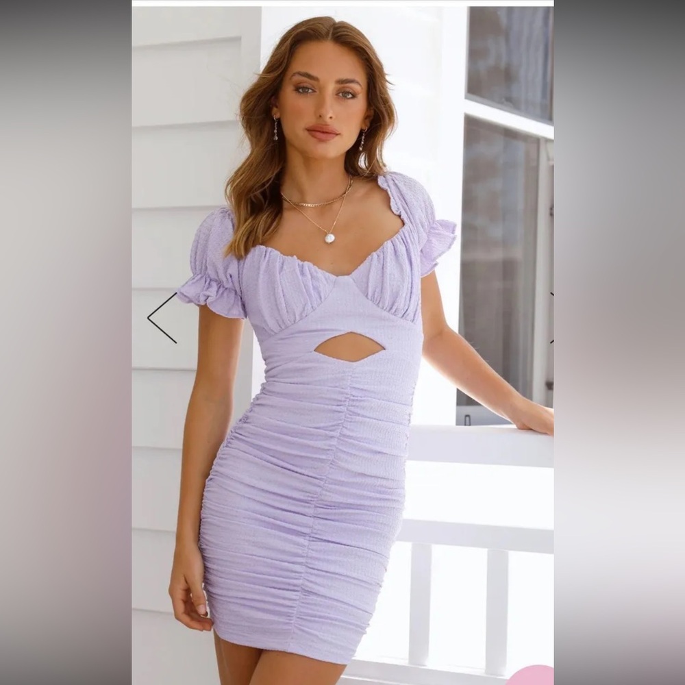 Hello Molly Getting Real Dress Lilac